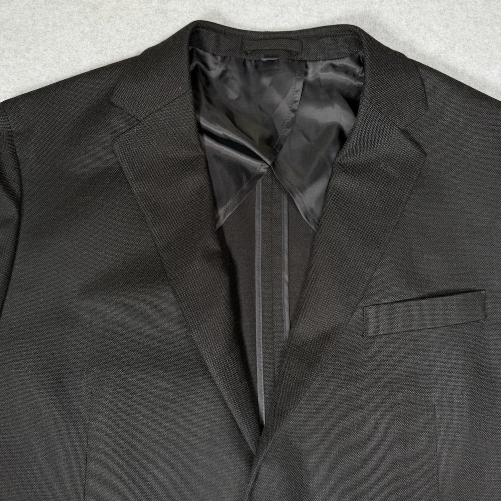 Jos. A Bank Performance Knit Half Lined Sport Coat Blazer Mens 44 R Tailored Fit